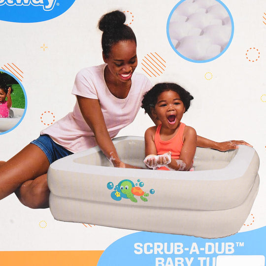 Bestway Double-Ring Inflatable Baby Bath Tub (51116)