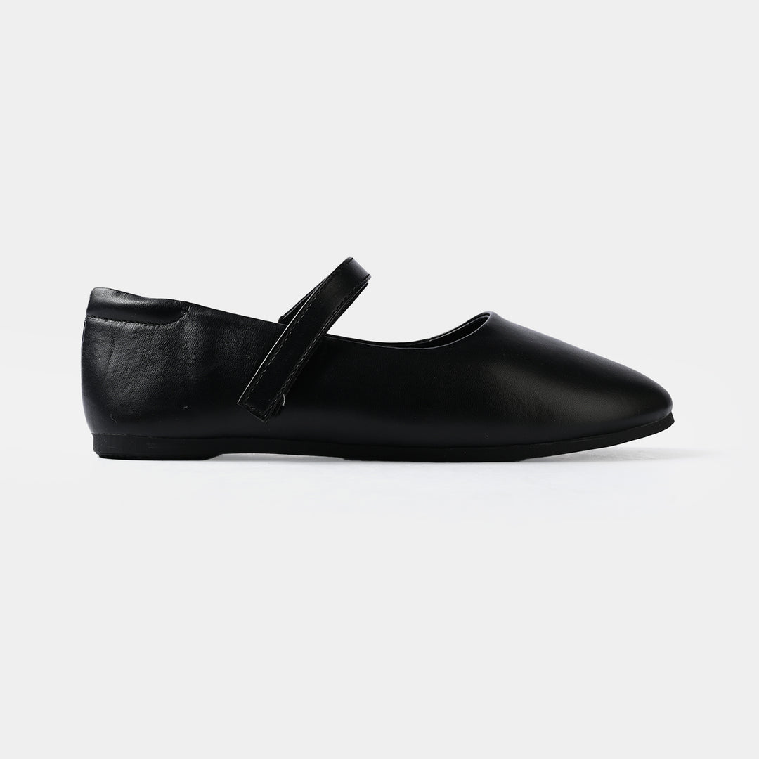 Girls School Shoes BS-049-BLACK