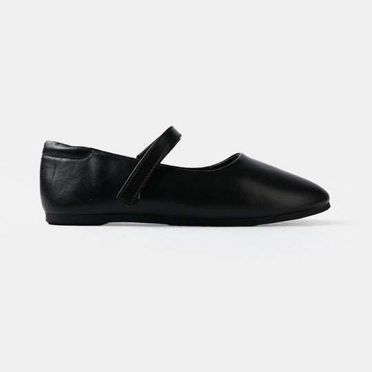 Girls School Shoes BS-049-BLACK