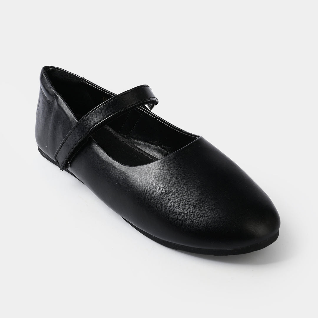 Girls School Shoes BS-049-BLACK