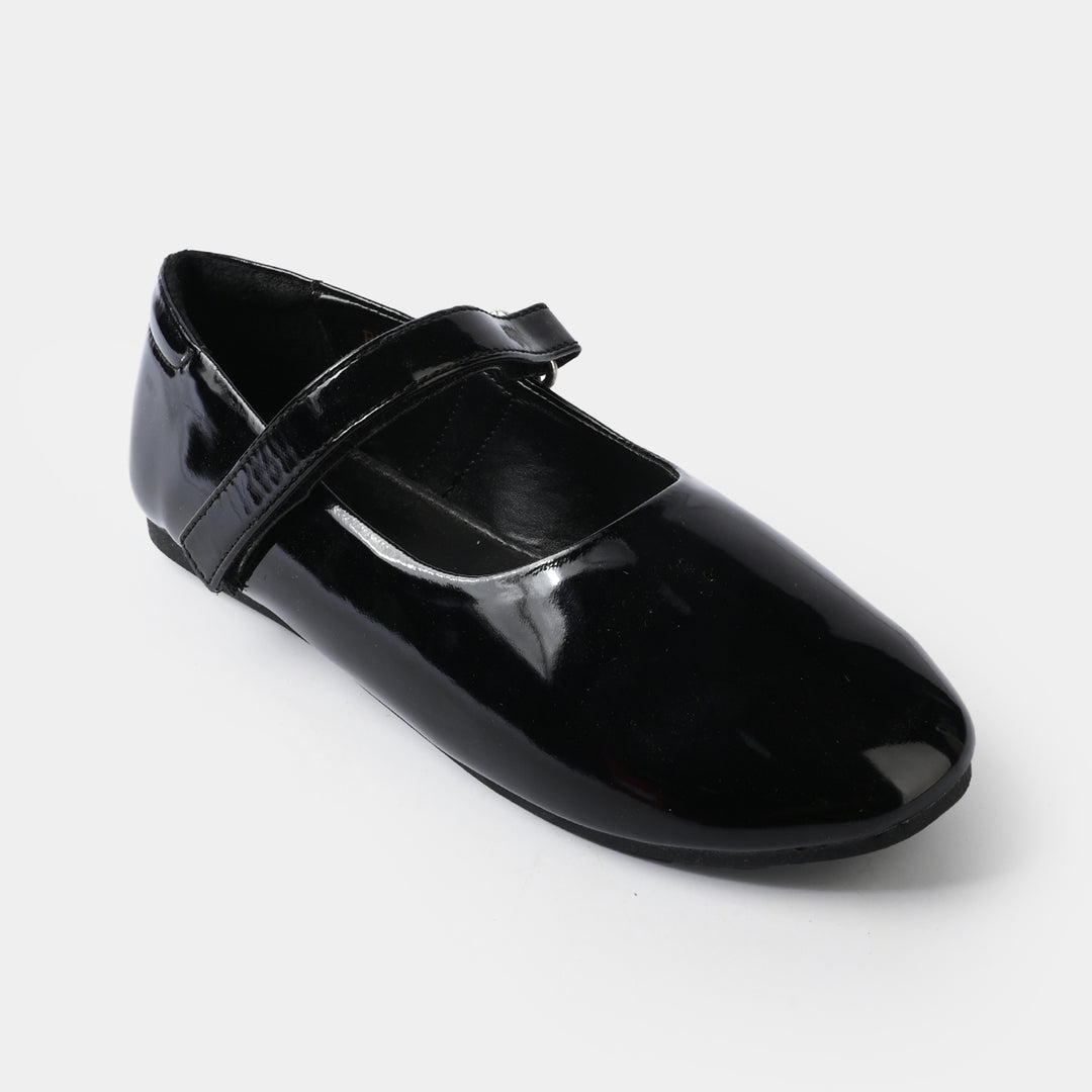 Girls School Shoes BS-048-BLACK