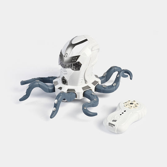 Remote Control Octopus Toy With Mist Spray & LED Lights