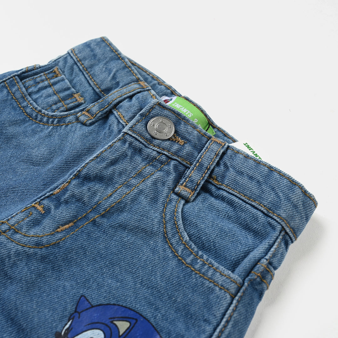 Infant Boys Denim rigid Short -LT.Blue