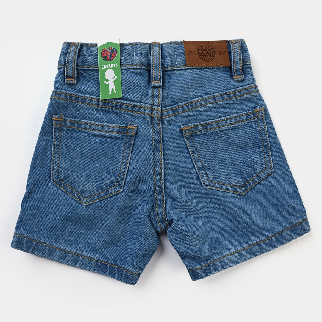 Infant Boys Denim rigid Short -LT.Blue