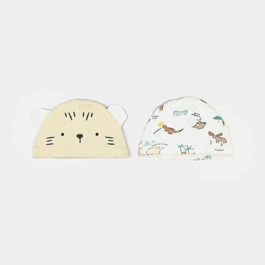 Infant Caps & Bib Set | 0-6M