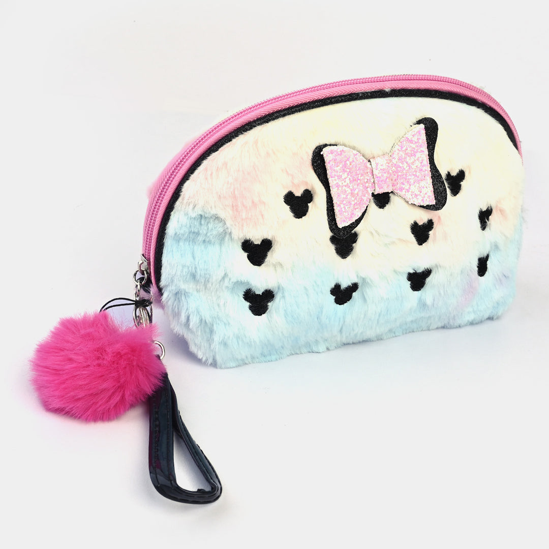 Cute Fur Pouch For Girls