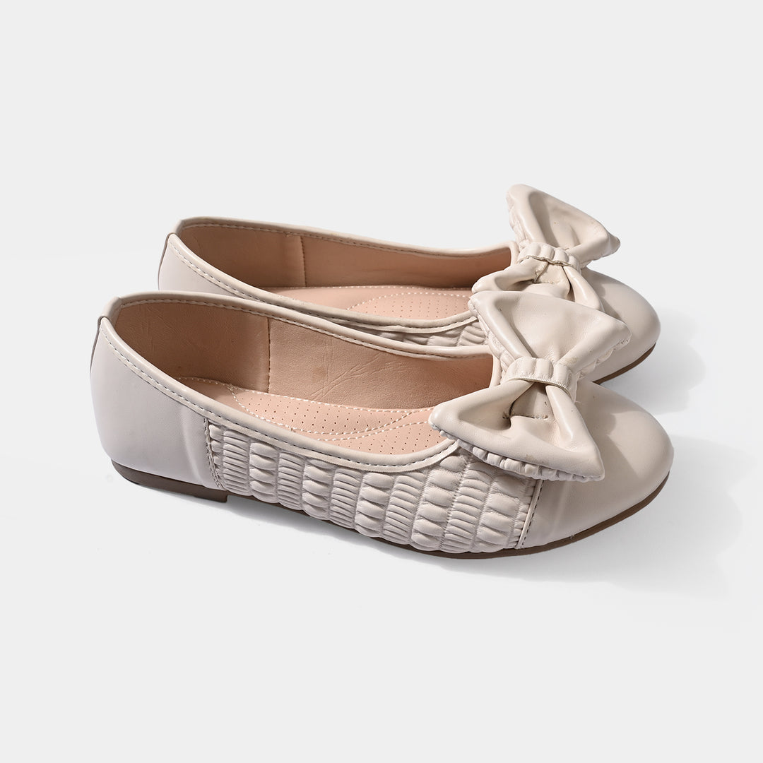 Girls Pumps 11-134-BEIGE