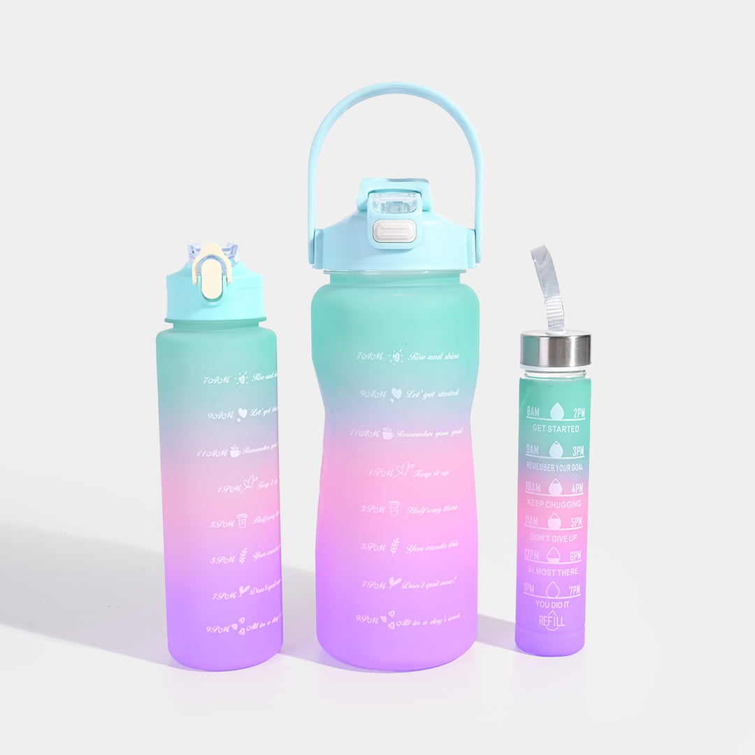 Plastic Water Bottle 3Pcs Set