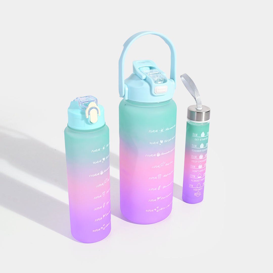 Plastic Water Bottle 3Pcs Set