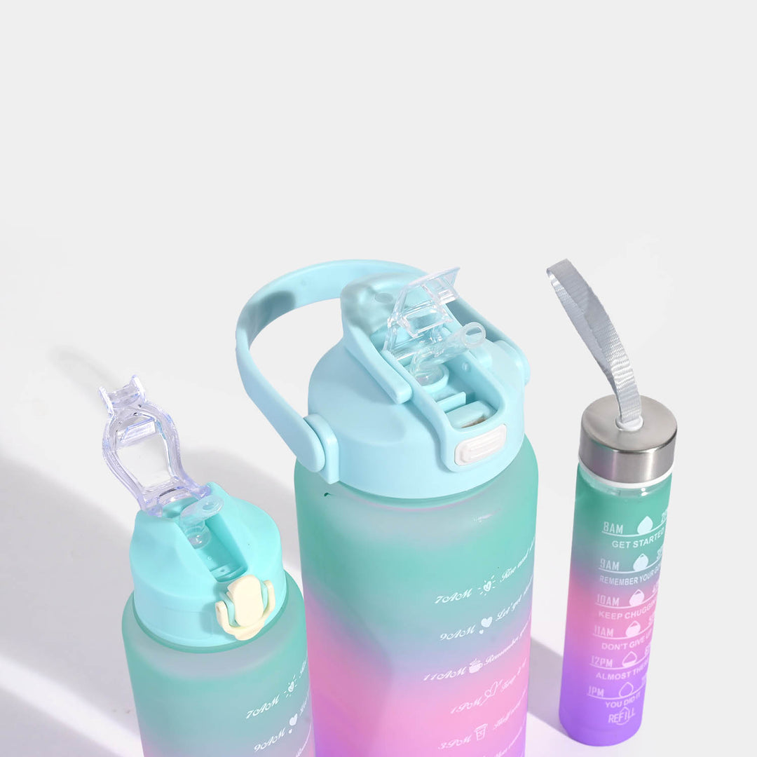 Plastic Water Bottle 3Pcs Set