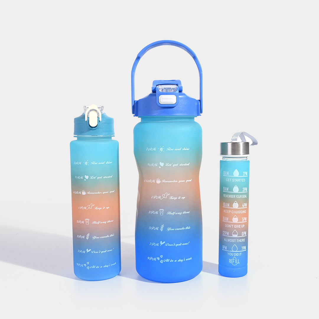 Plastic Water Bottle 3Pcs Set