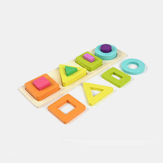 Wooden Toy Shape Blocks Pairing Educational Toy