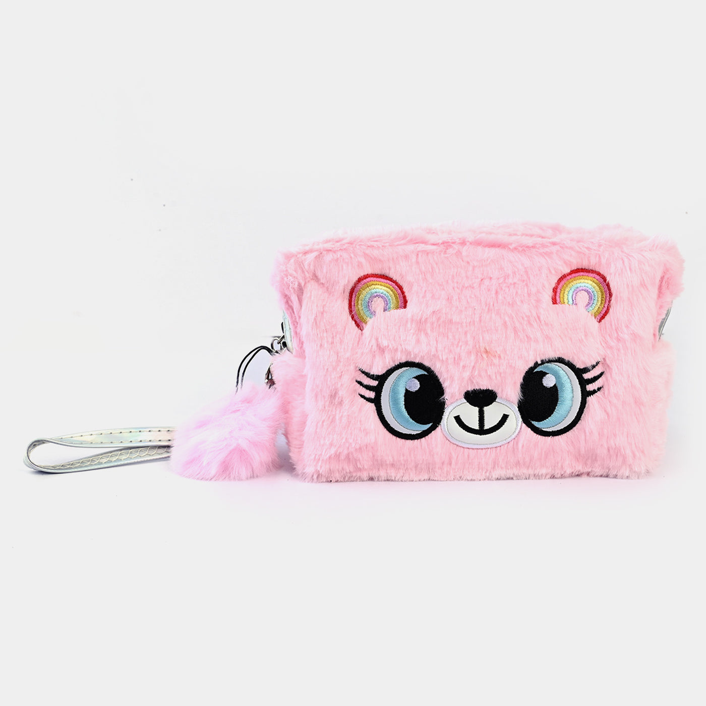 Cute Soft Fur Pouch For Girls