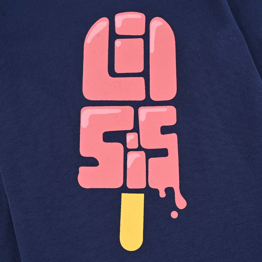 Girls Jersey/Terry T-Shirt F/S Lil SIS-PURPLE
