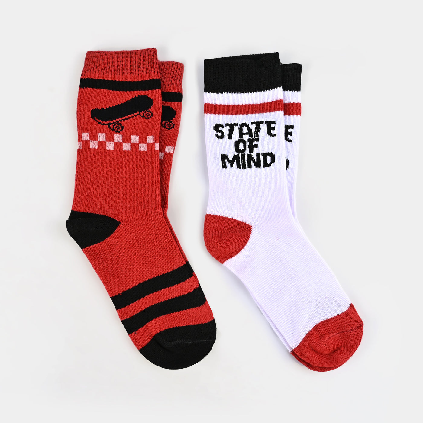 Boys Pack of 2 Socks Skate-mIX