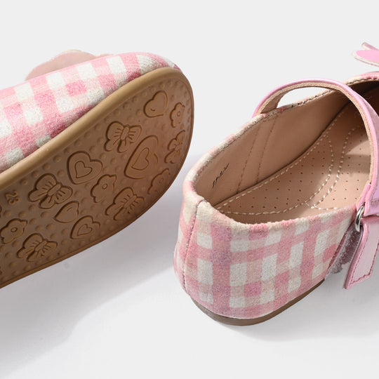 Girls Pumps 11-124-PINK