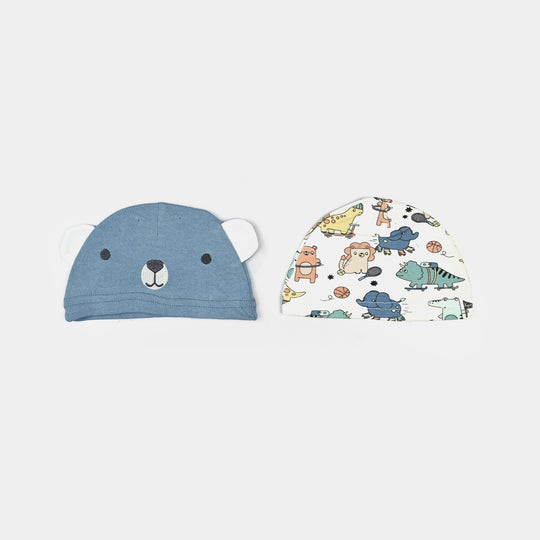 Infant Caps & Bib Set | 0-6M