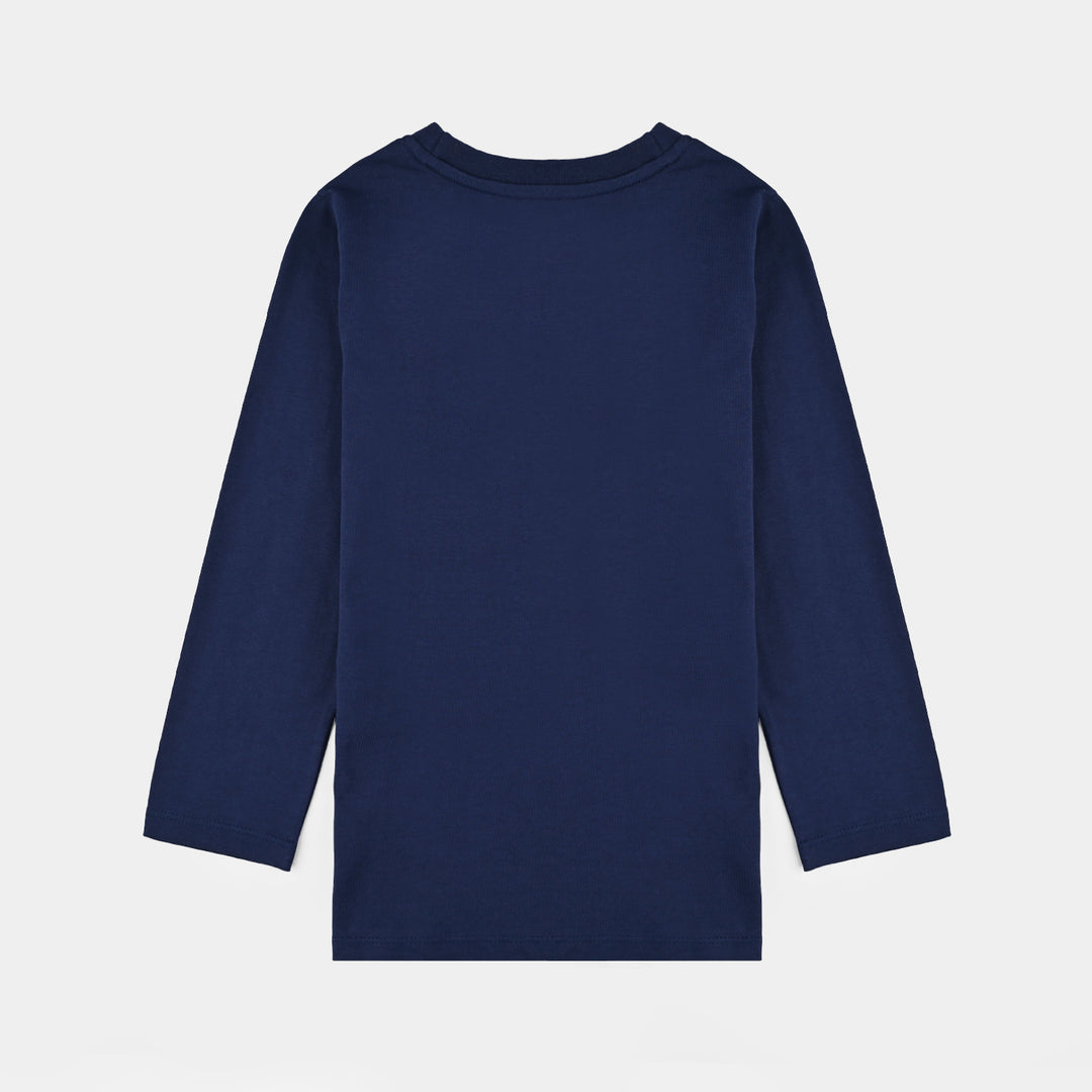 Girls Jersey/Terry T-Shirt F/S Lil SIS-PURPLE