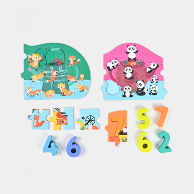 Educational Numbers Puzzle Game For Kids