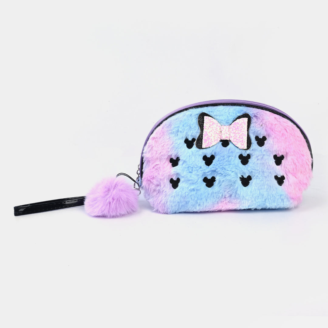 Cute Fur Pouch For Girls