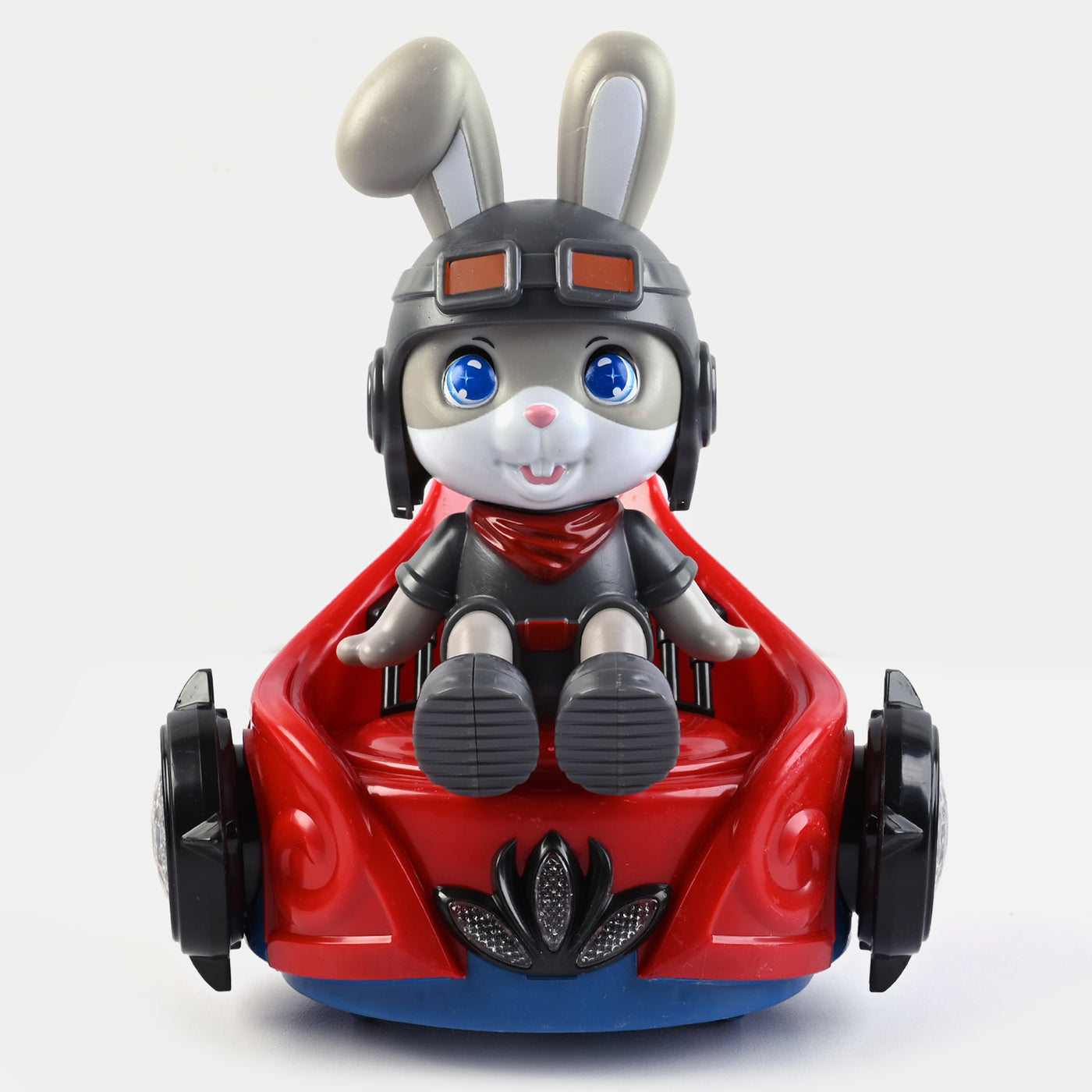 Electric 360 Rotate Rabbit Vehicle With Light & Music For Kids