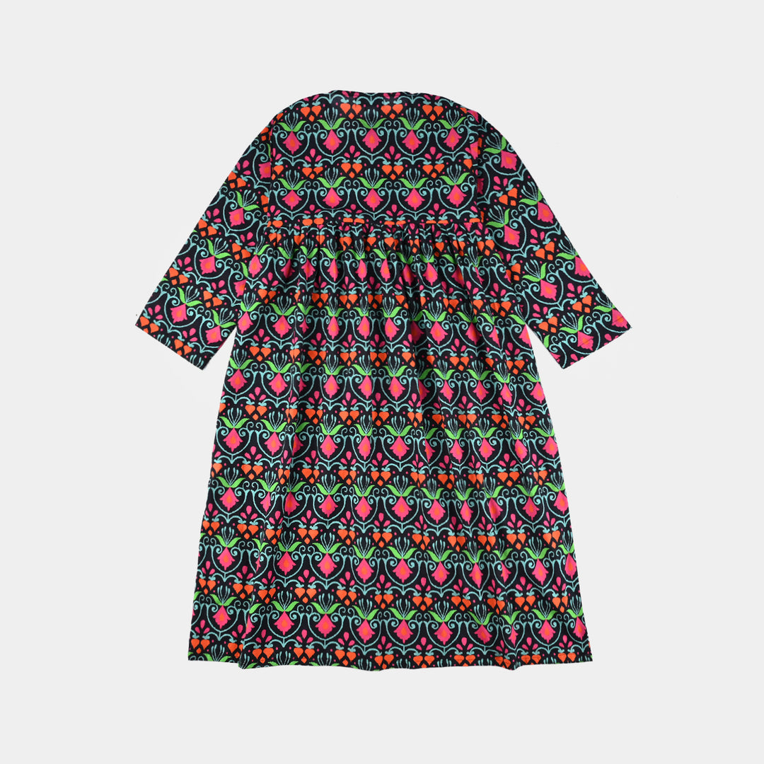 Teen Girls Cotton 2 PC Suit-Breeze-Multi
