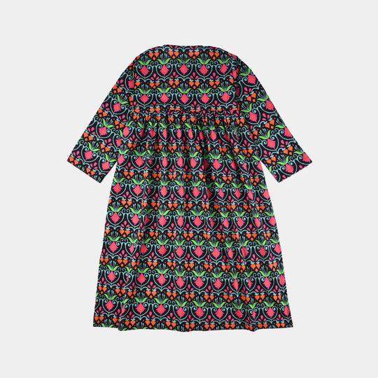 Teen Girls Cotton 2 PC Suit-Breeze-Multi