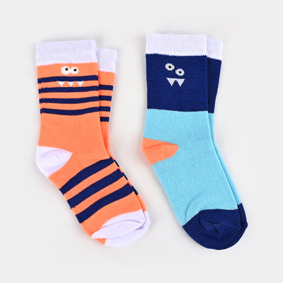 Infant Boys Pack of 2 Socks Tooth-mIX