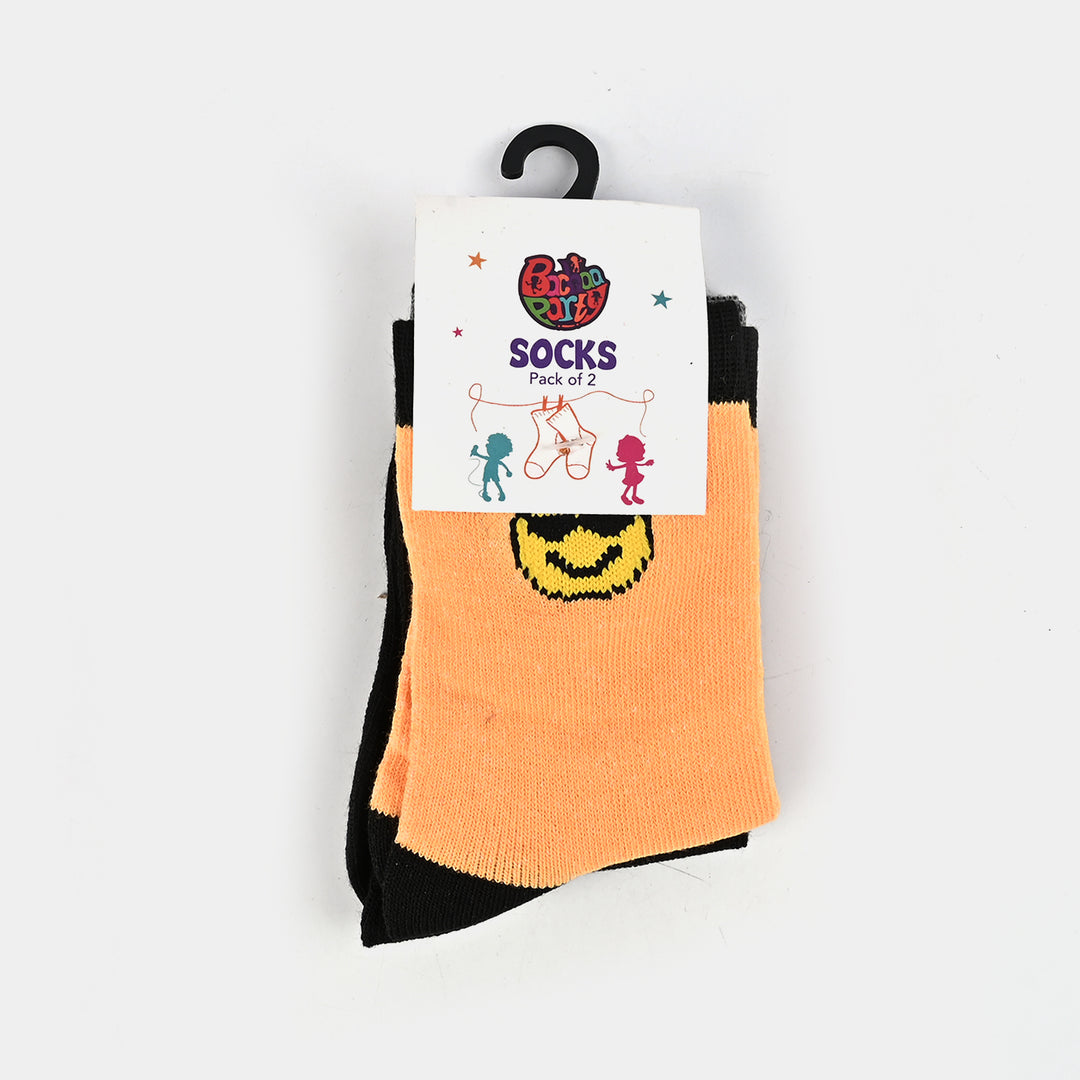 Infant Boys Pack of 2 Socks Smiley-mIX