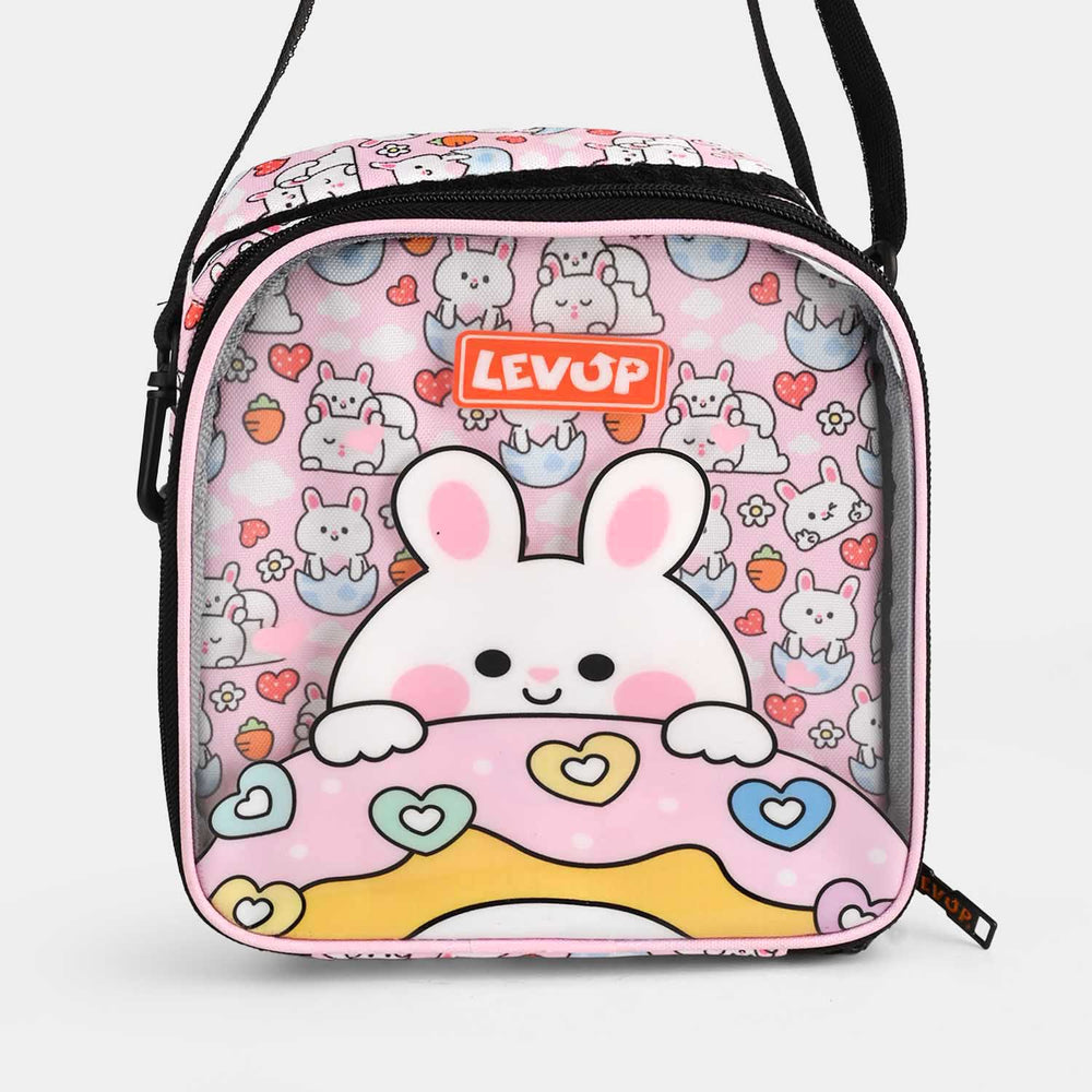 Levup Lunch Bag Pink Bunny