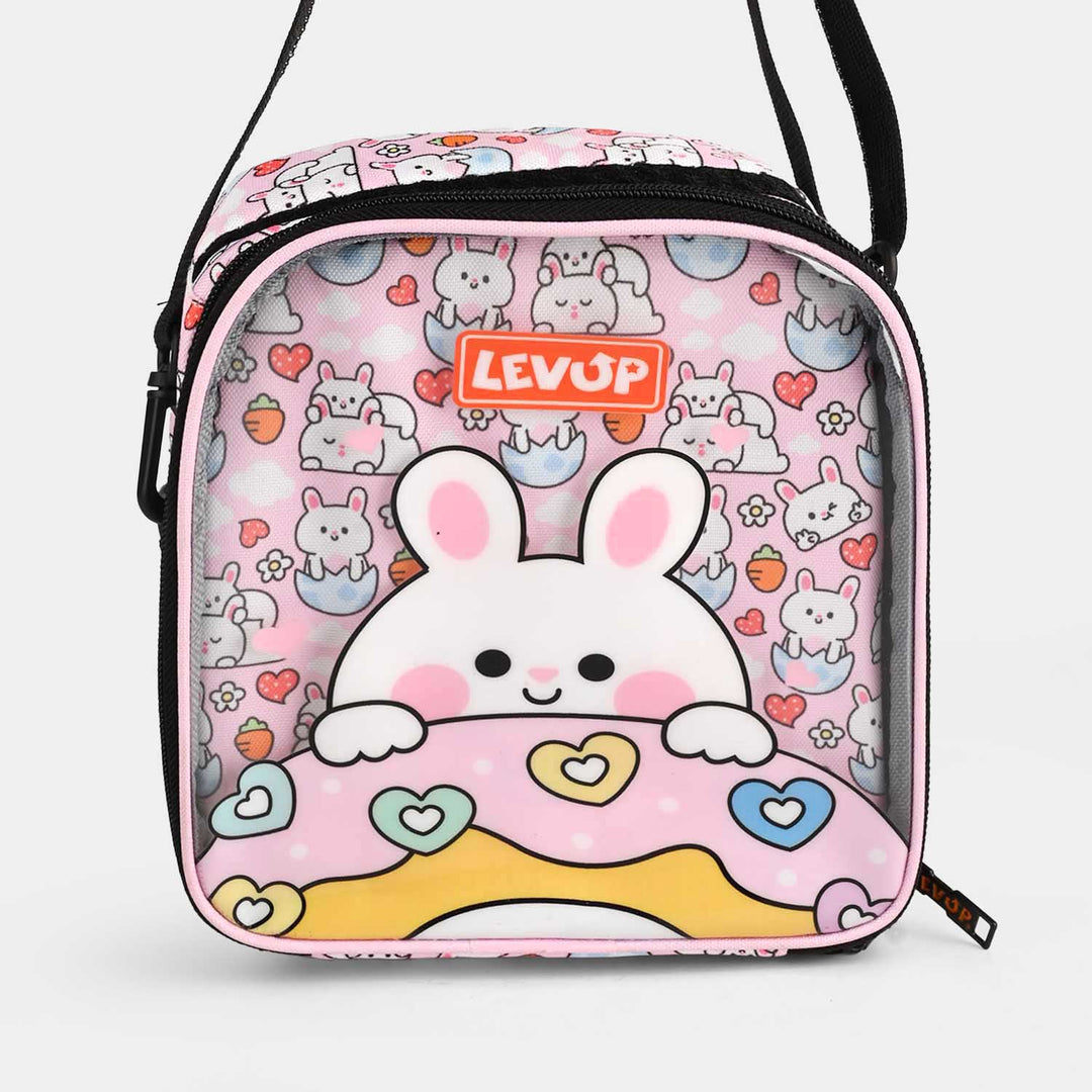 Levup Lunch Bag Pink Bunny