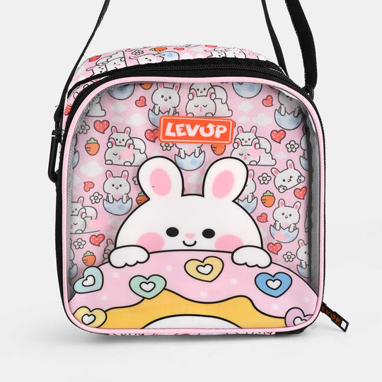 Levup Lunch Bag Pink Bunny