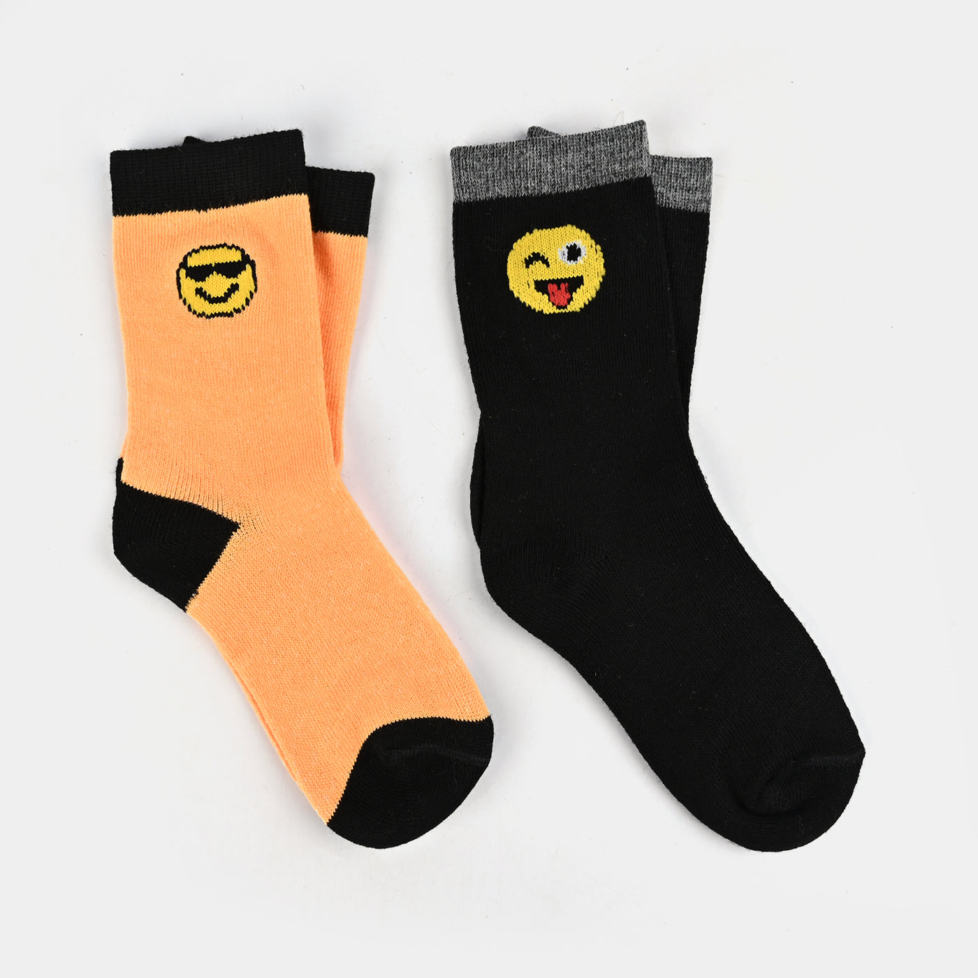 Infant Boys Pack of 2 Socks Smiley-mIX