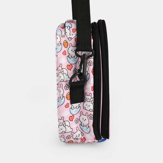 Levup Lunch Bag Pink Bunny