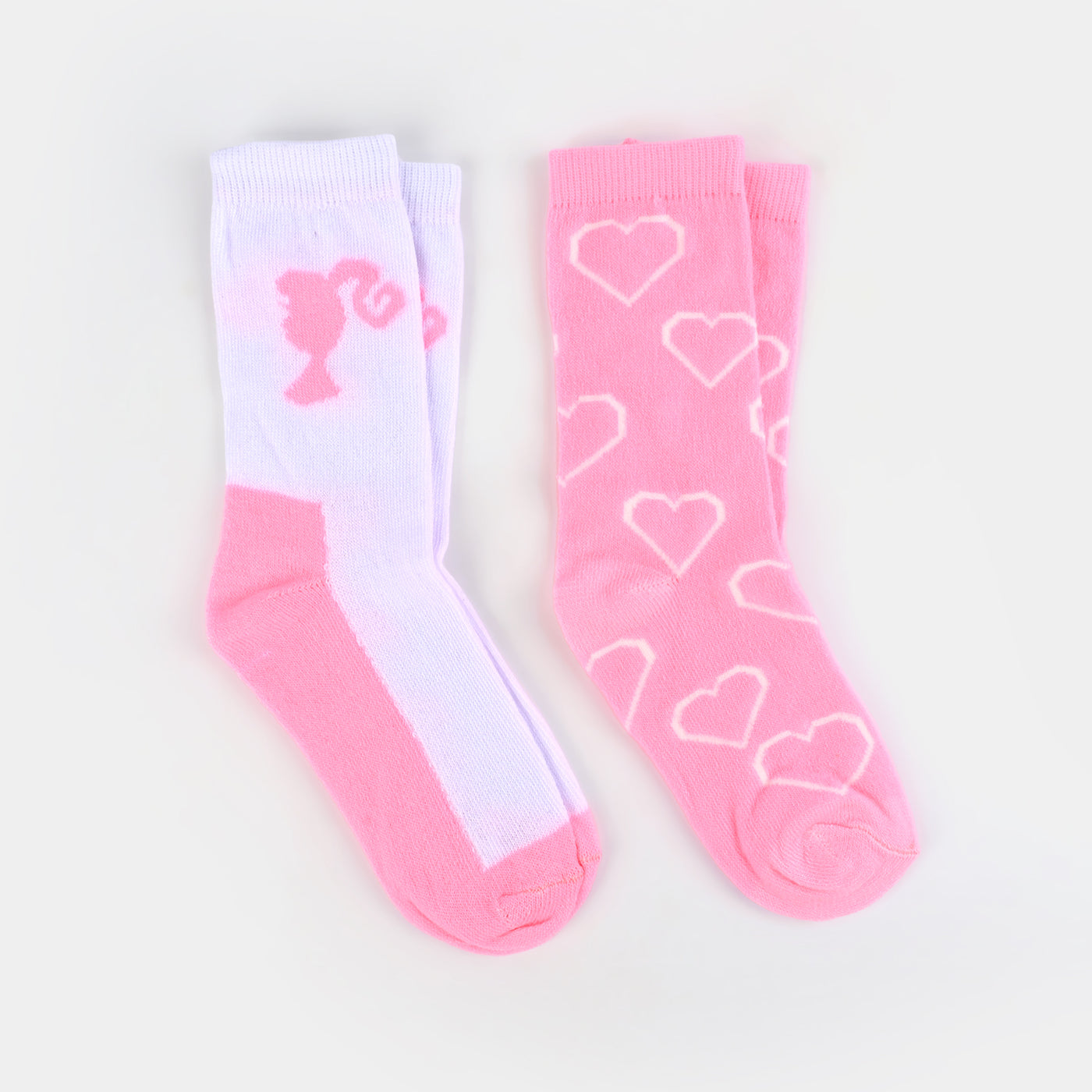 Girls Pack of 2 Socks Barbie-mIX