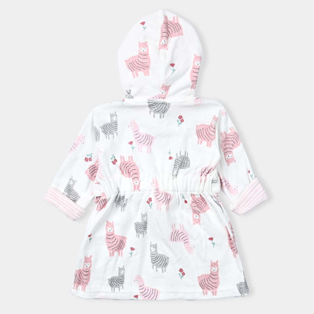 HOODED BABY BATH GOWN