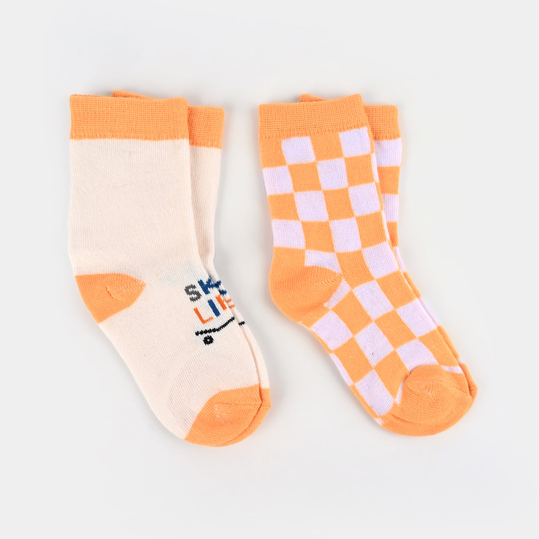 Infant Boys Pack of 2 Socks SK8 Life-mIX