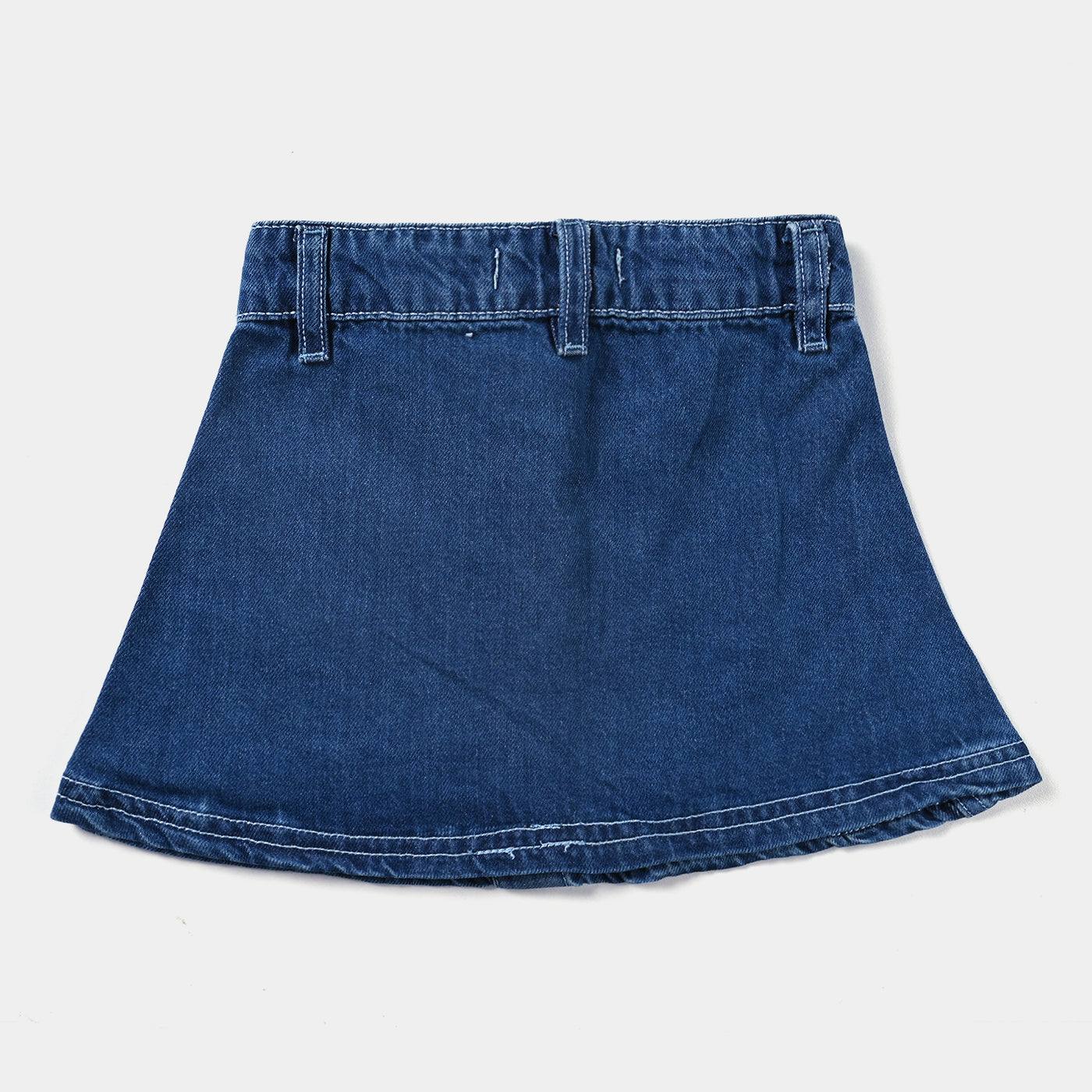 Infant Girls Denim rigid Skirt-Blue