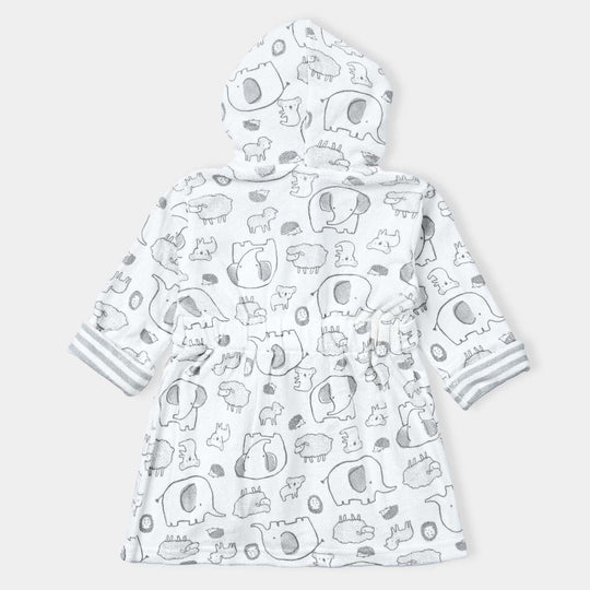 HOODED BABY BATH GOWN