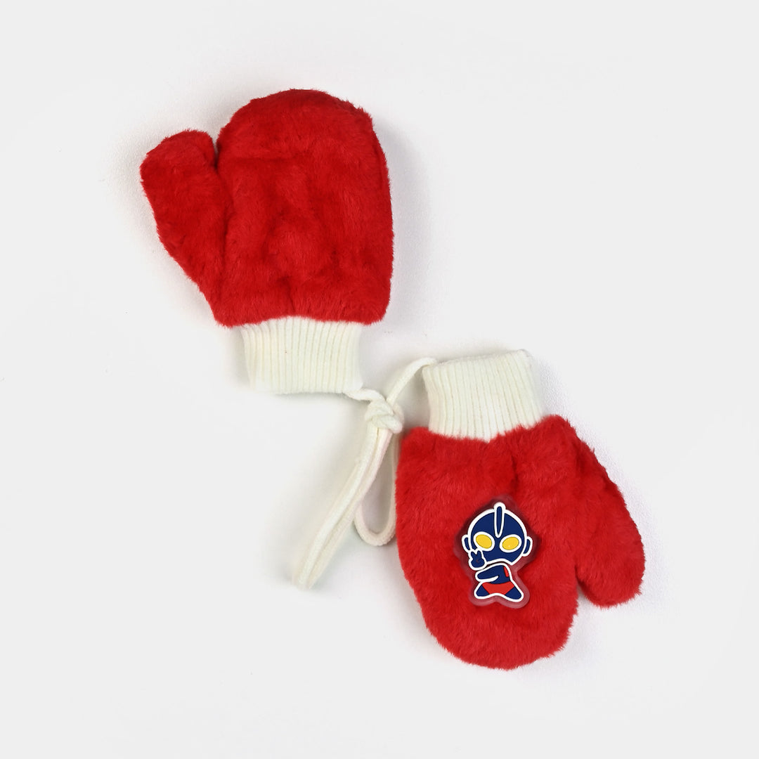 Kids Winter Warm Gloves With Light