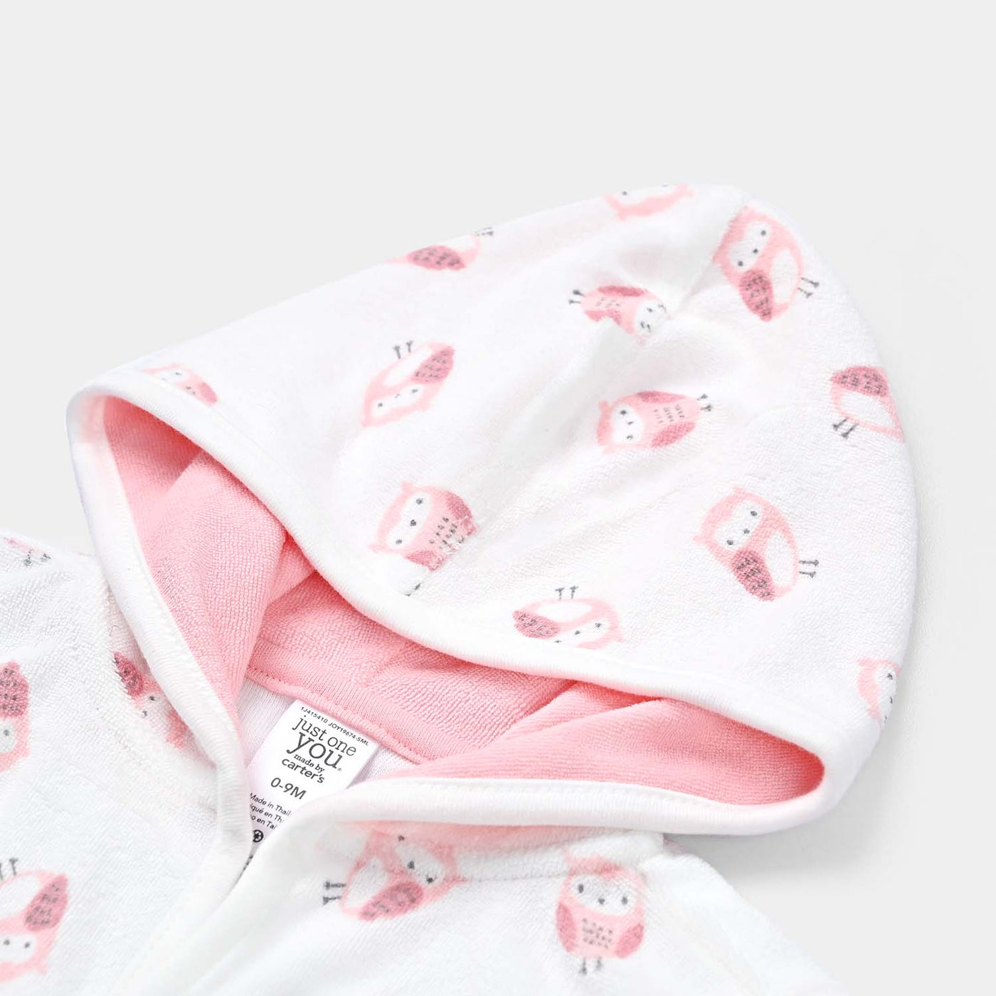 HOODED BABY BATH GOWN