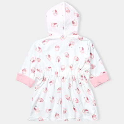 HOODED BABY BATH GOWN