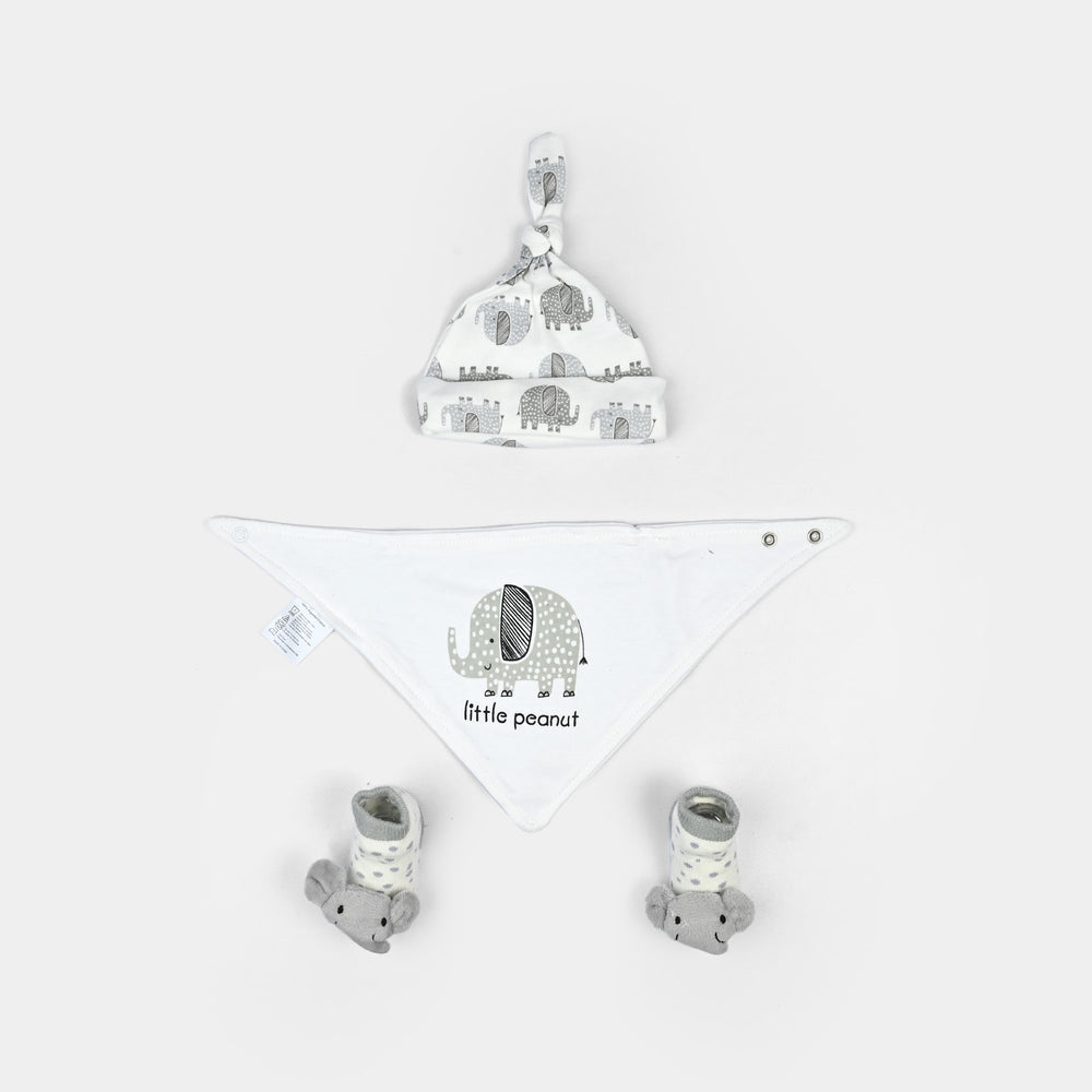 Baby Socks & Bib Set | 6M+