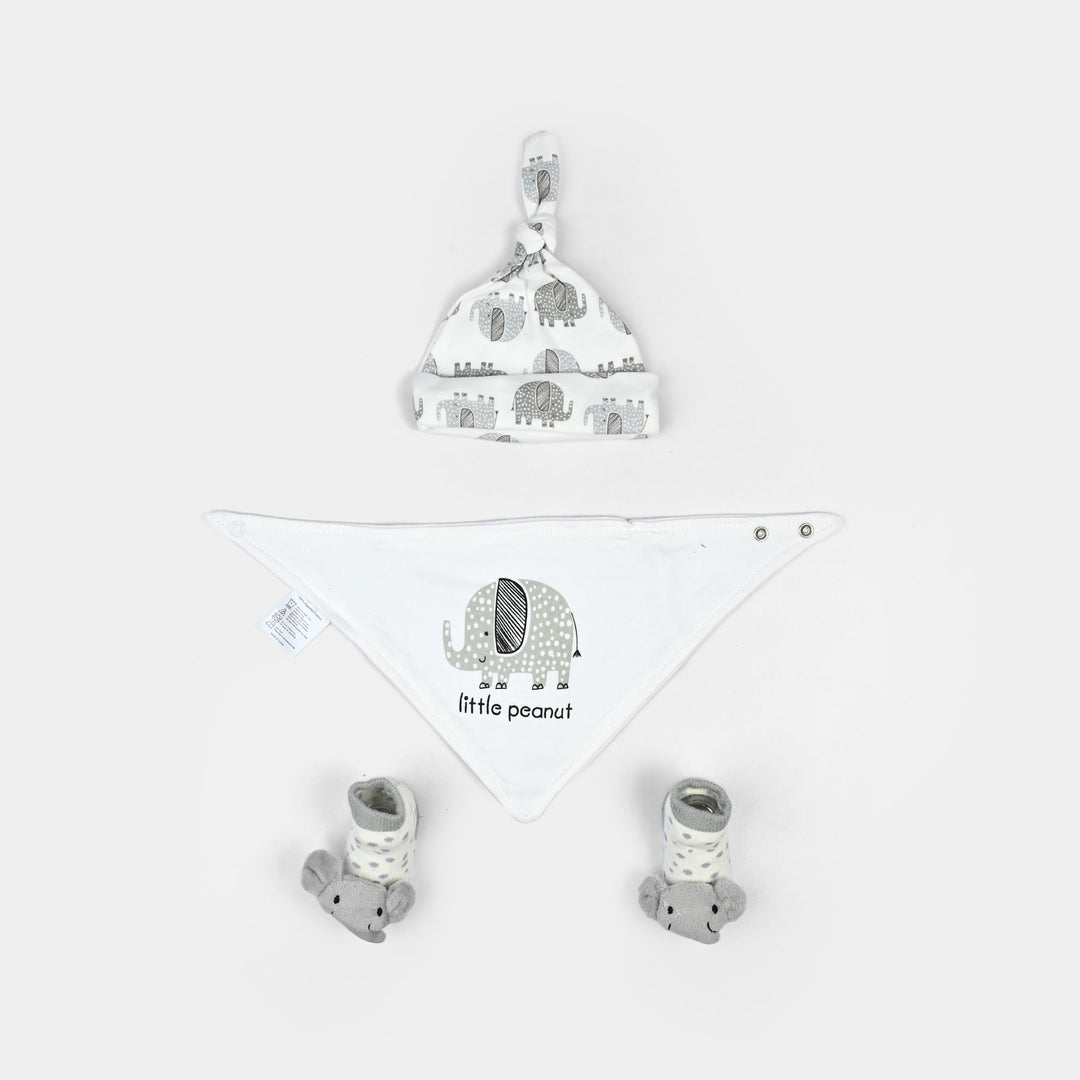 Baby Socks & Bib Set | 6M+