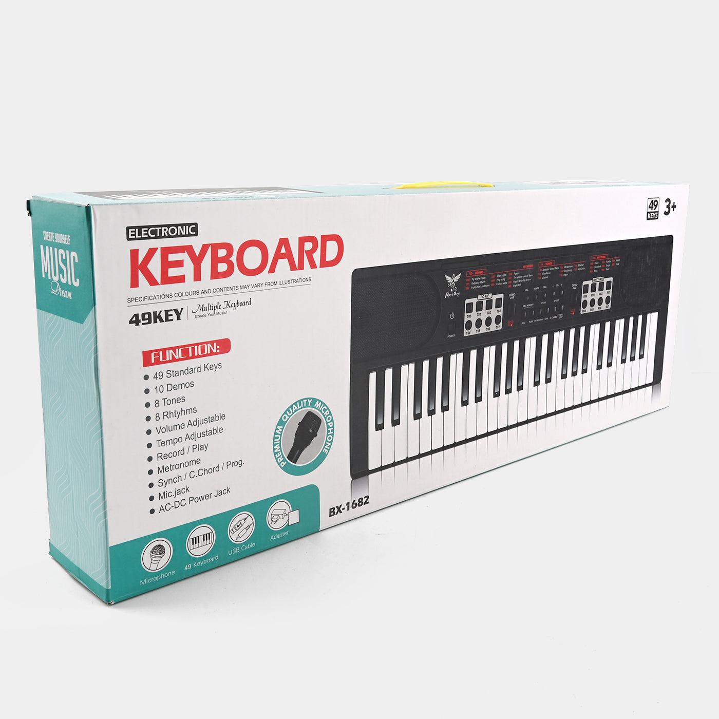 49 Keys Electronic Piano Organ With Microphone