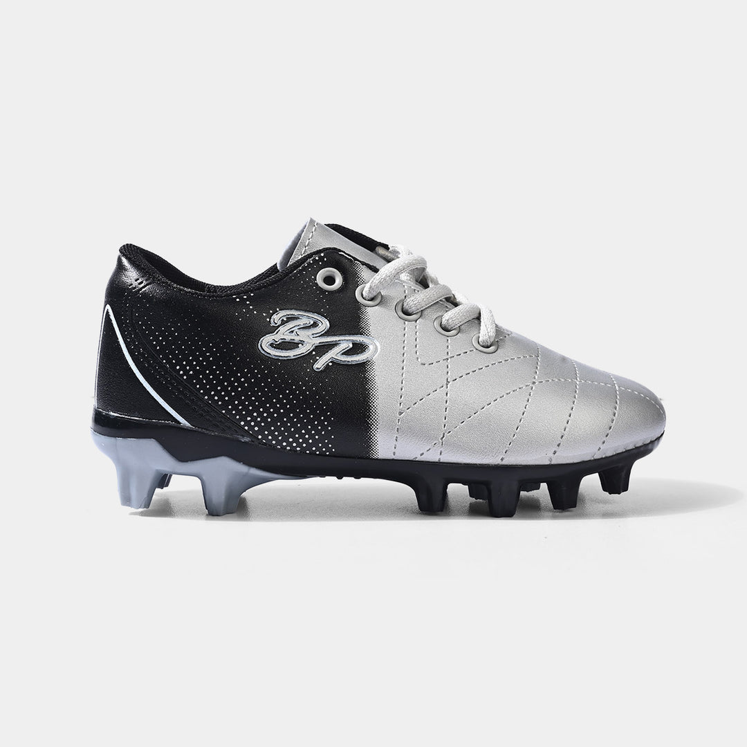 Boys Football Shoes YA-001-Silver/Blk