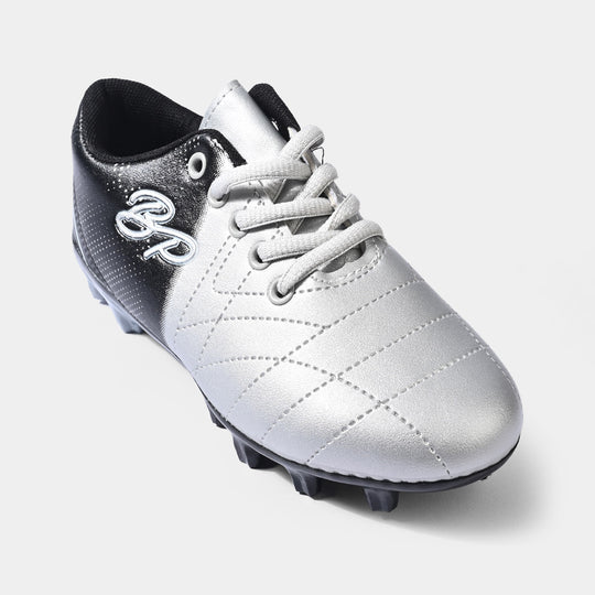 Boys Football Shoes YA-001-Silver/Blk