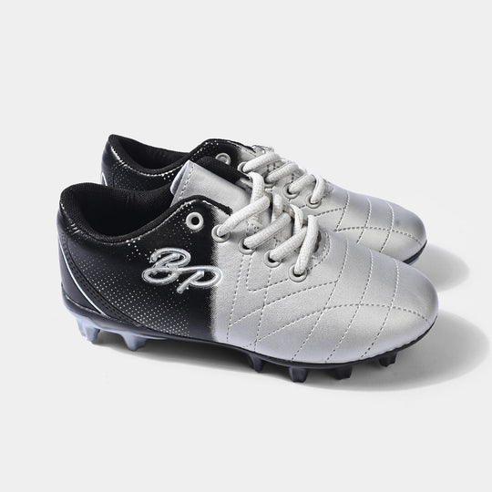 Boys Football Shoes YA-001-Silver/Blk