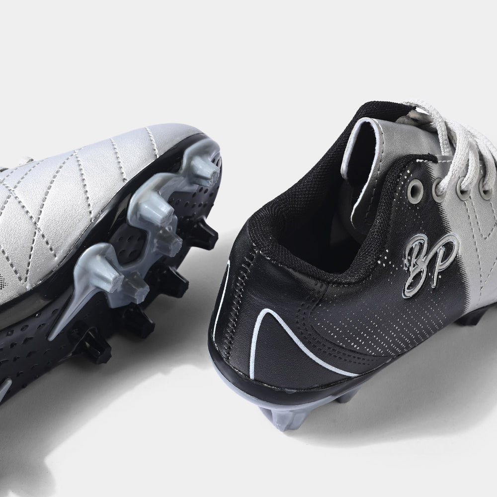 Boys Football Shoes YA-001-Silver/Blk