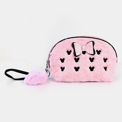 Cute Fur Pouch For Girls